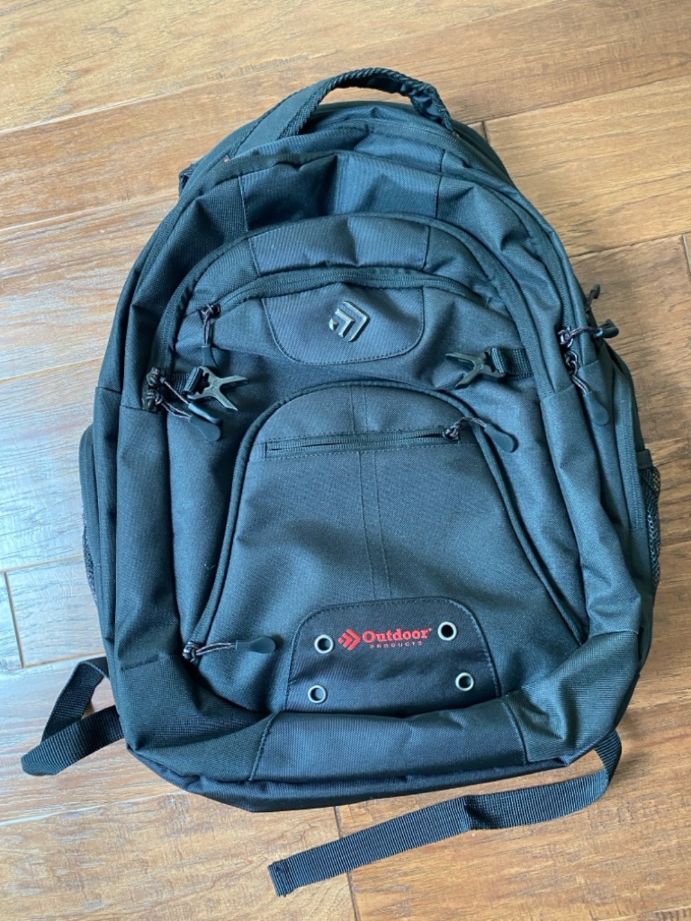 Outdoor Products Module Backpack 35L Black Laptop Sleeve Organizer Hiking